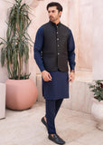 Black on Navy - 3 PC suit