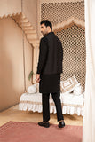 3 PC Kurta Trouser - All Black- Men