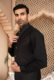 3 PC Kurta Trouser - All Black- Men