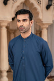 Blue-navy - Handcrafted - Shalwar Kameez
