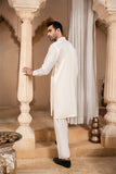Off White cream- Handcrafted Shalwar Kameez