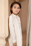 Off White cream- Handcrafted Kurta Trouser -Boys