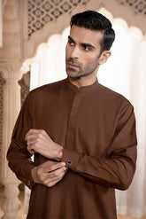 French cuff -Brown Blended