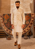 Pearl White with Gold-Luxury Prince Coat