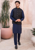 Black on Navy - 3 PC suit