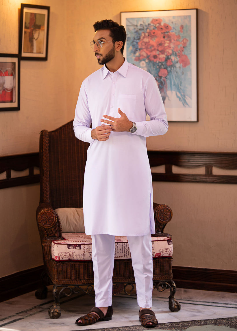 Eminence -Modest White- Kurta Trouser