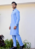 Sky Blue- Designer Kurta Pajama