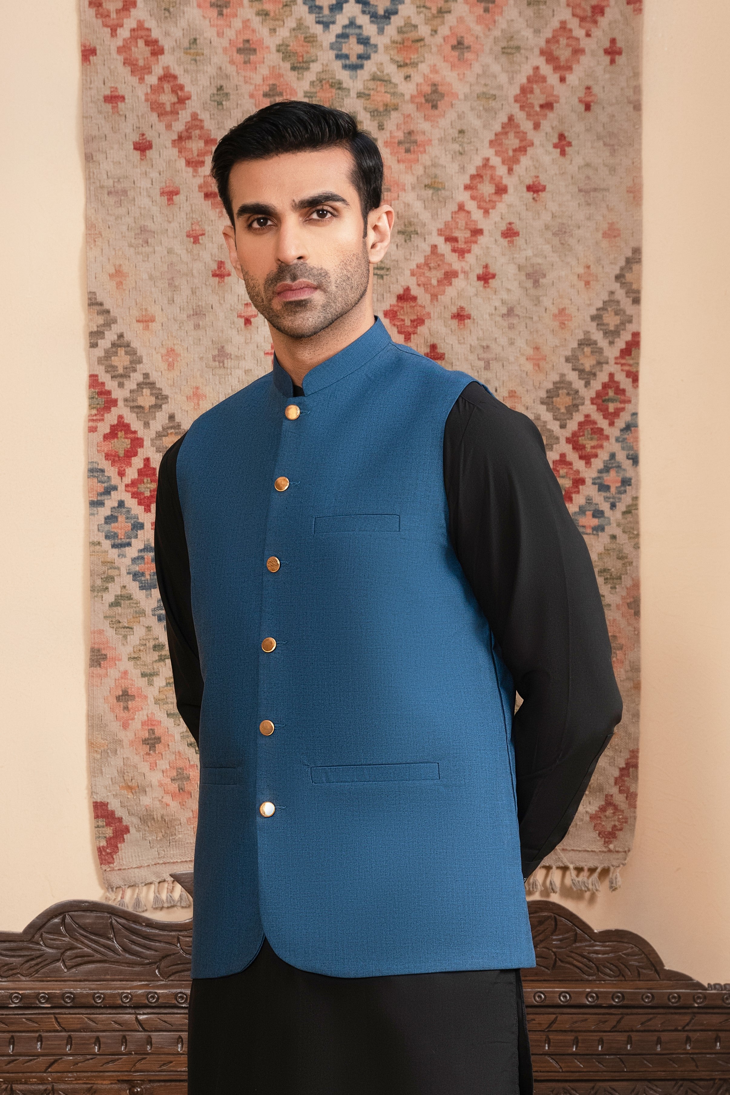 Zinc Blue Waistcoat – Eminence