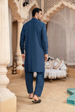 Blue-navy - Handcrafted - Shalwar Kameez