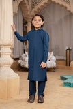 Blue Navy- Handcrafted Kurta Trouser -Boys