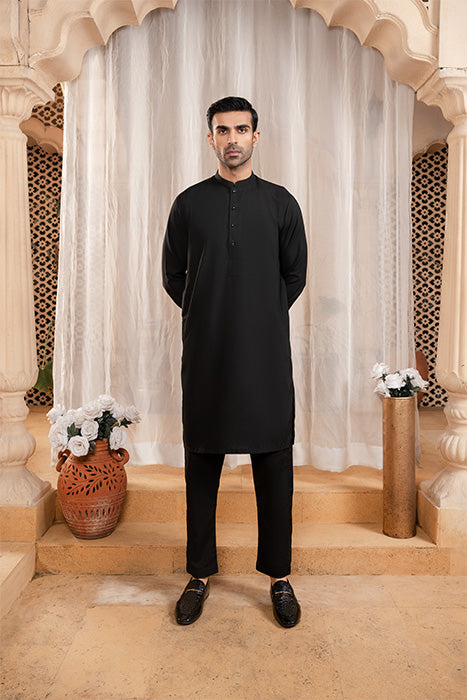 Modest Black- Kurta Trouser