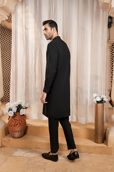 Modest Black- Kurta Trouser