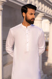 Luxe White Shalwar Kameez