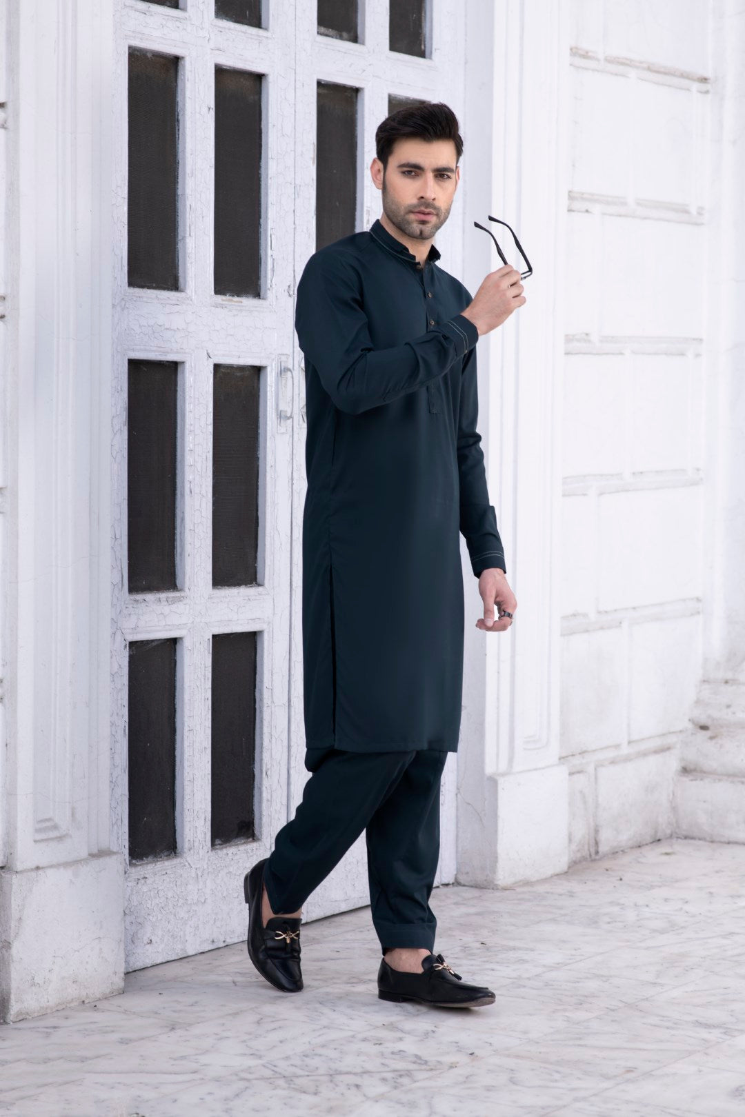 Green - Handcrafted Shalwar Kameez